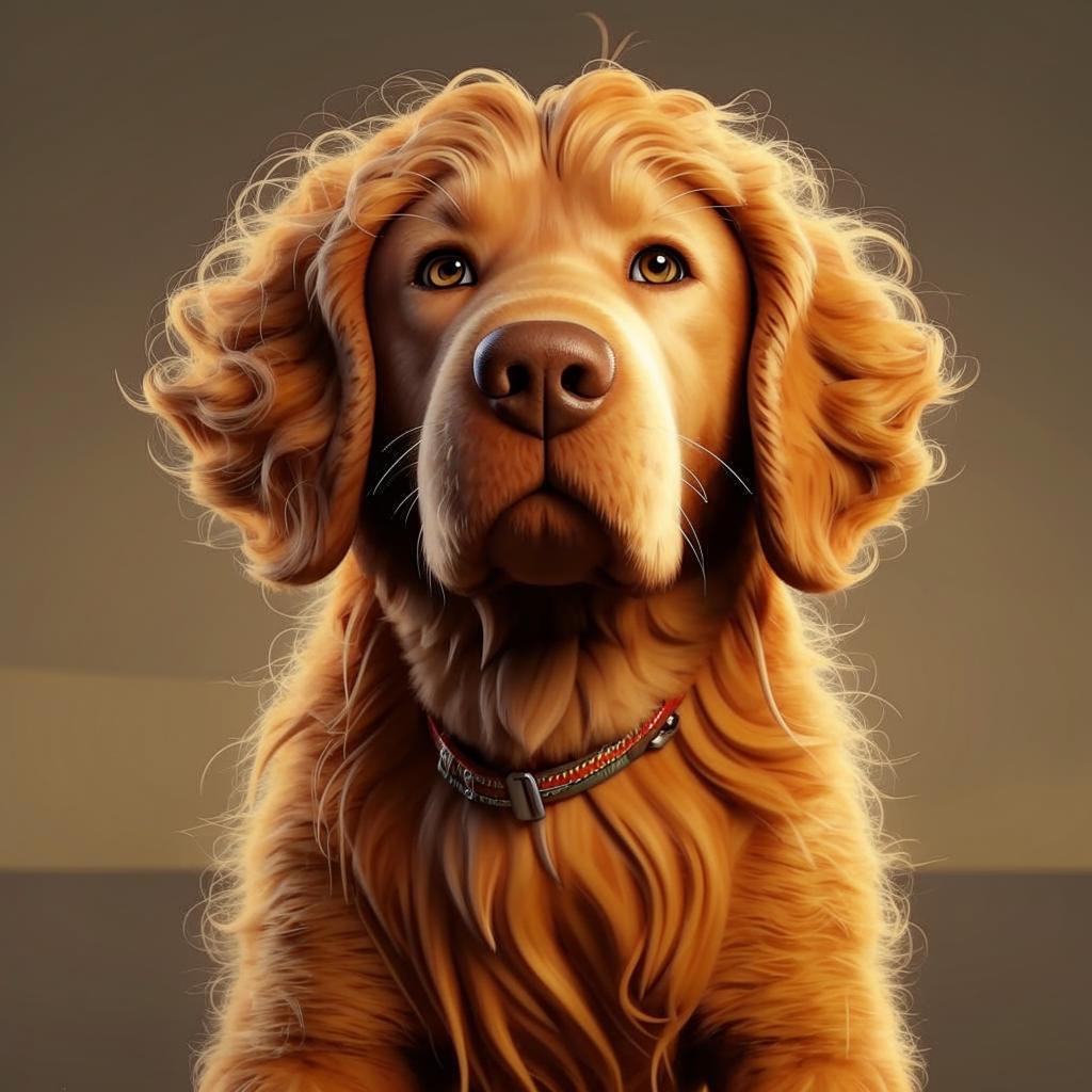 Курчавошерстный ретривер Характер Курчавошерстный ретривер