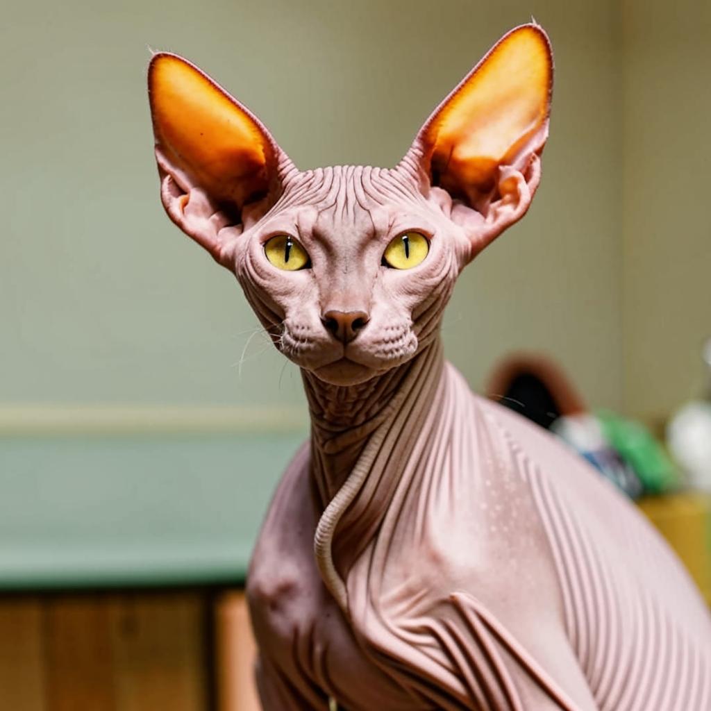 Канадский сфинкс Воспитание и дрессировка