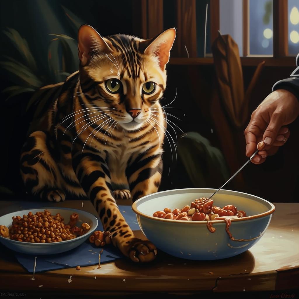 Бенгальская кошка Чем кормить