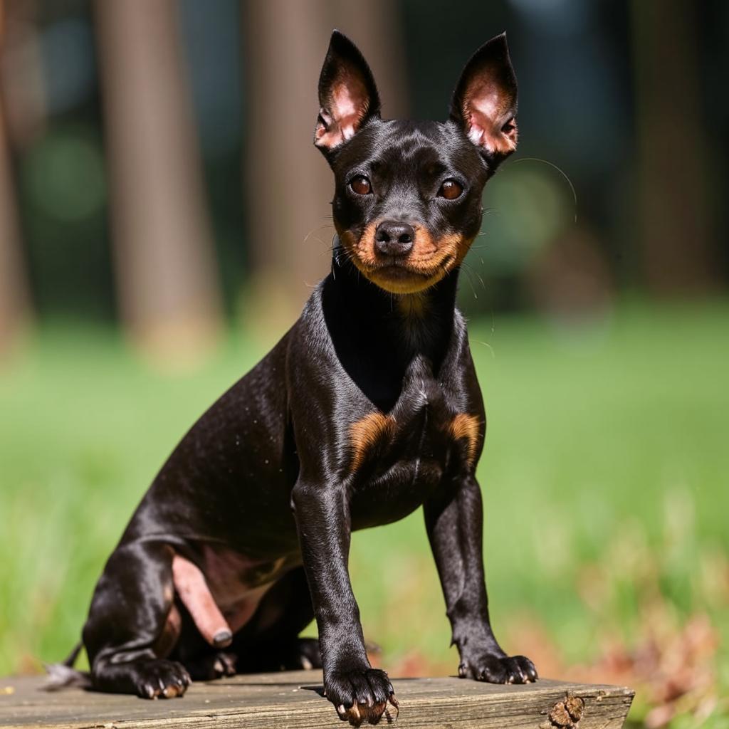 Манчестер-терьер Внешность Манчестертерьер