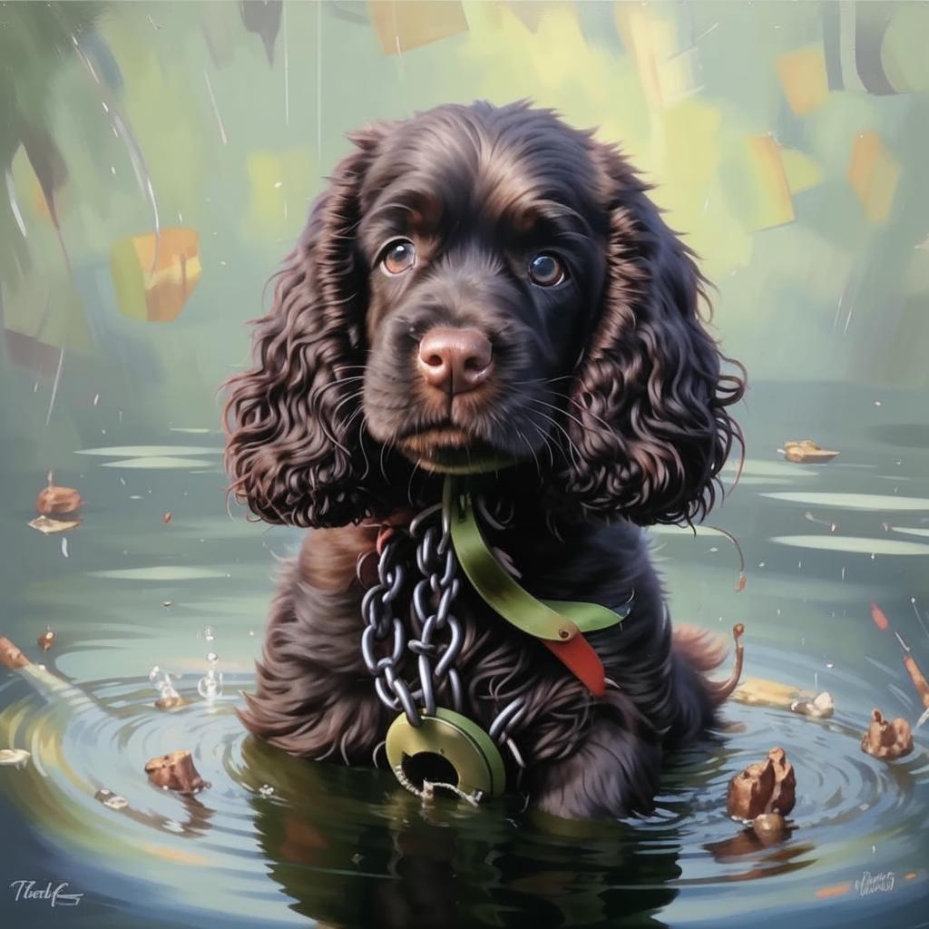 Ирландский водяной спаниель Воспитание и дрессировка