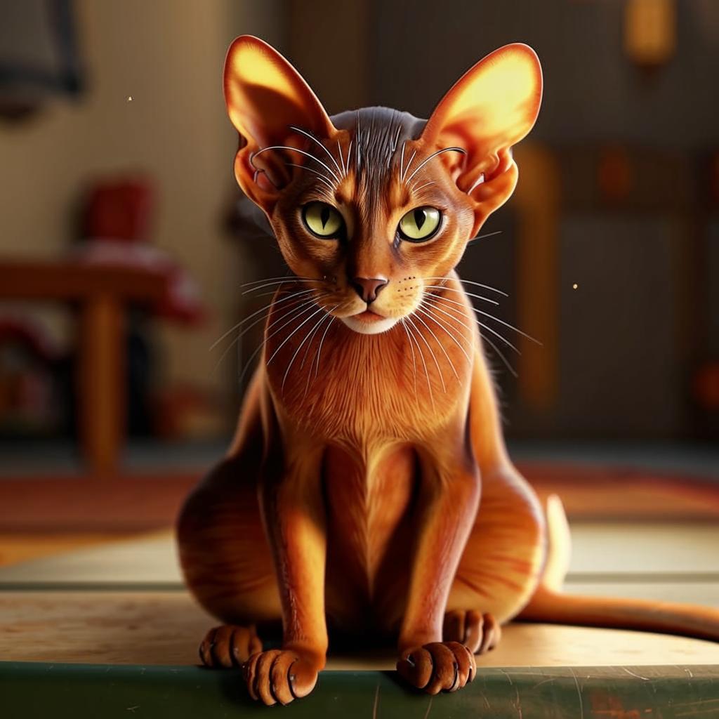 Абиссинская кошка Воспитание и дрессировка