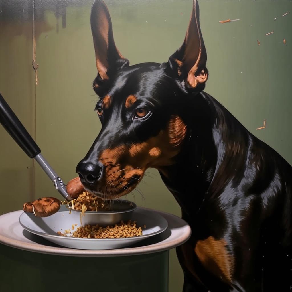 Доберман Чем кормить Доберман