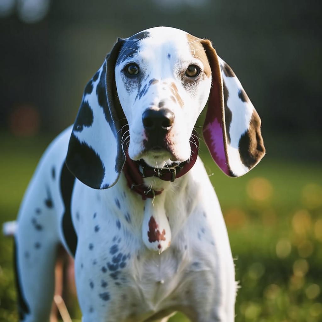 Русская пегая гончая Внешность Русская пегая гончая