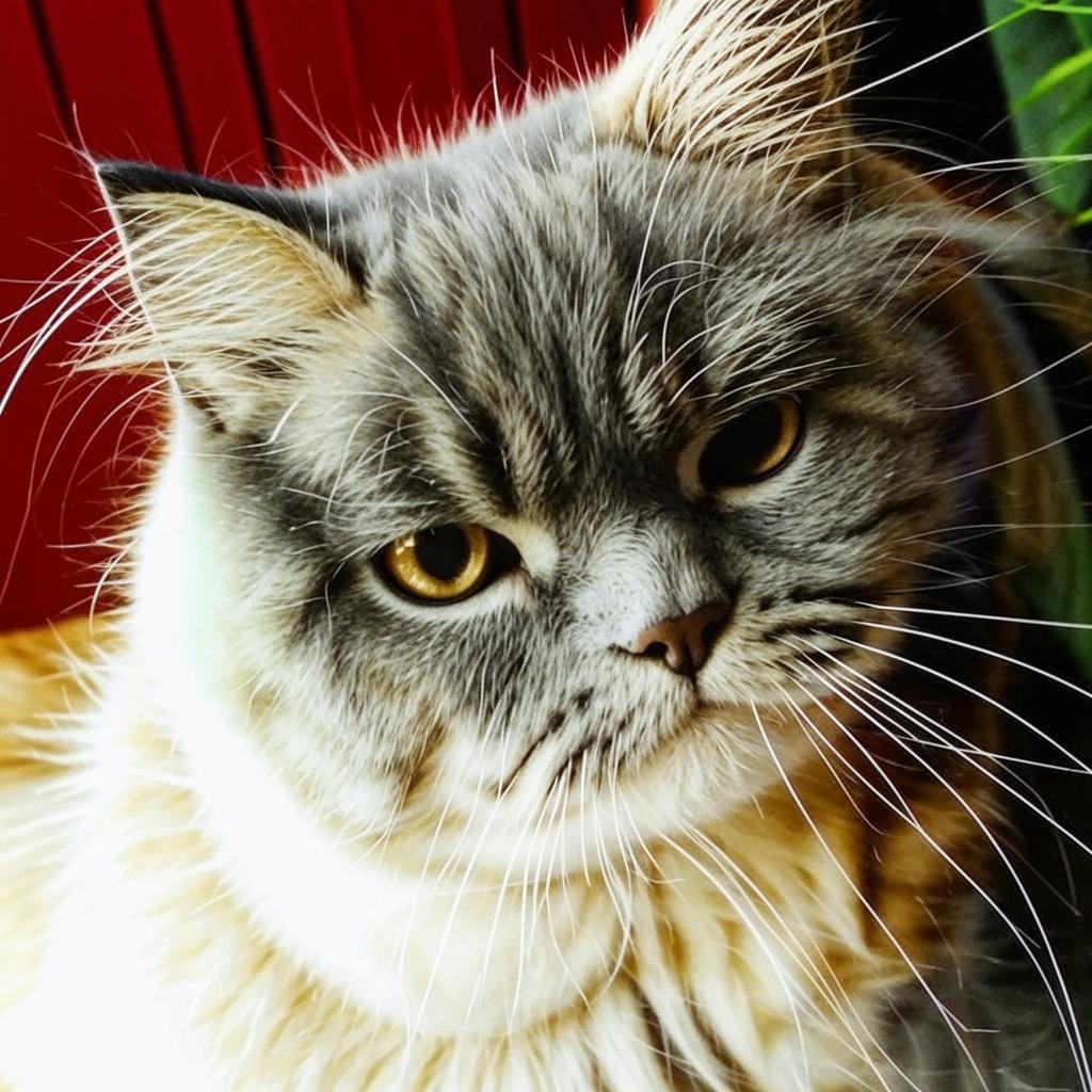 Британская длинношерстная кошка Внешность Британская длинношерстная кошка