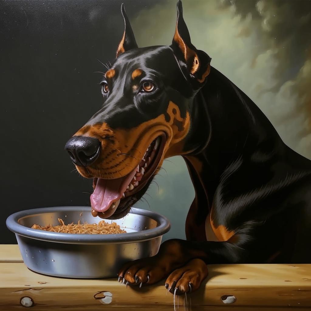 Доберман Чем кормить Доберман