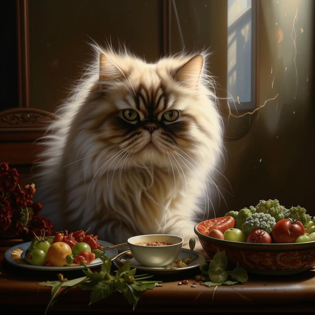Персидская кошка Чем кормить