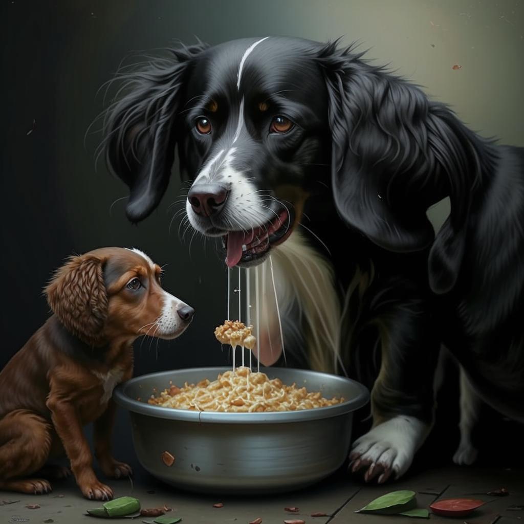 Дратхаар Чем кормить