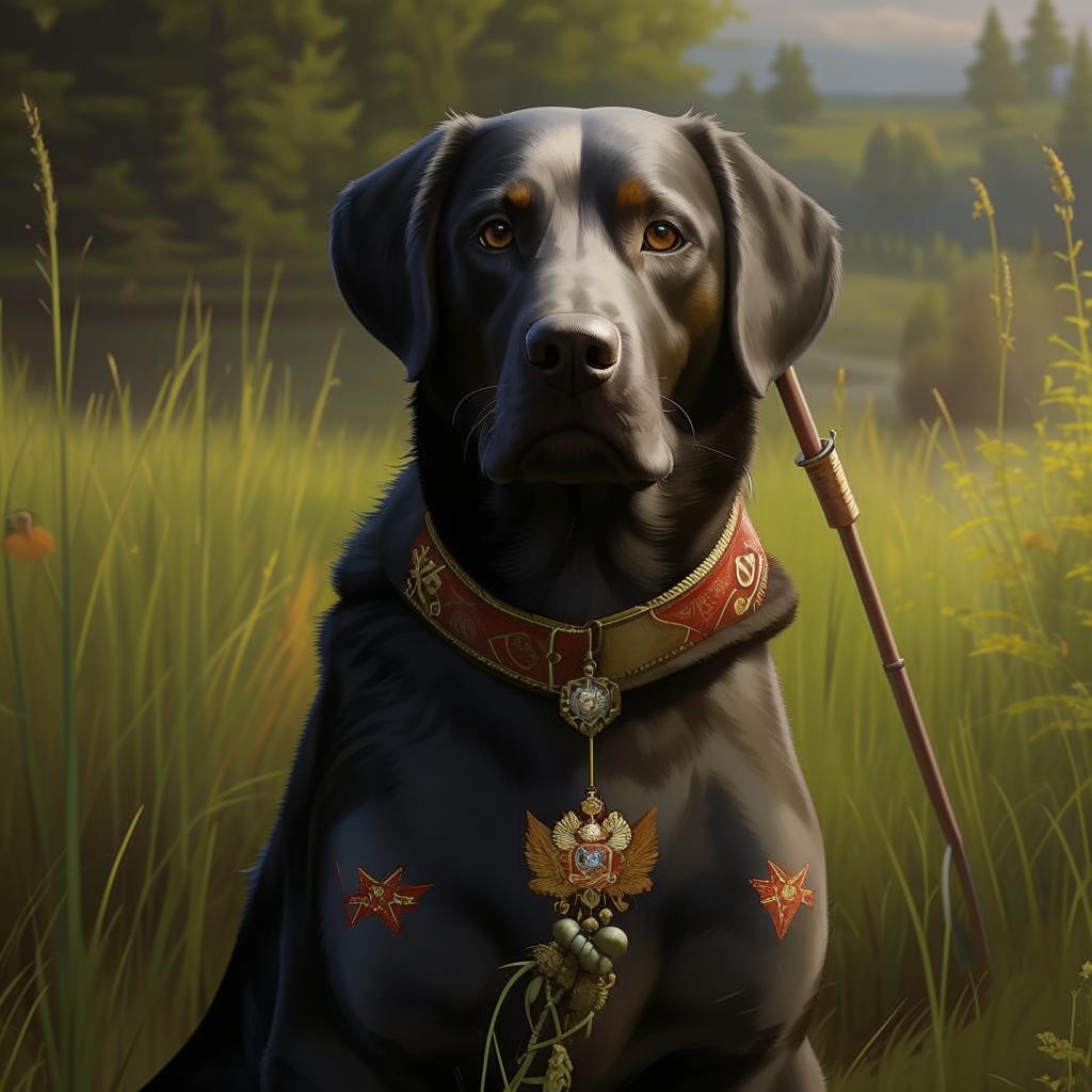 Русская пегая гончая Характер Русская пегая гончая