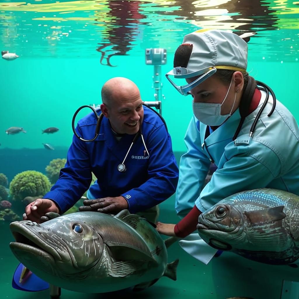 Морской ветеринар Как правильно ухаживать за водными животными чтобы они не болели
