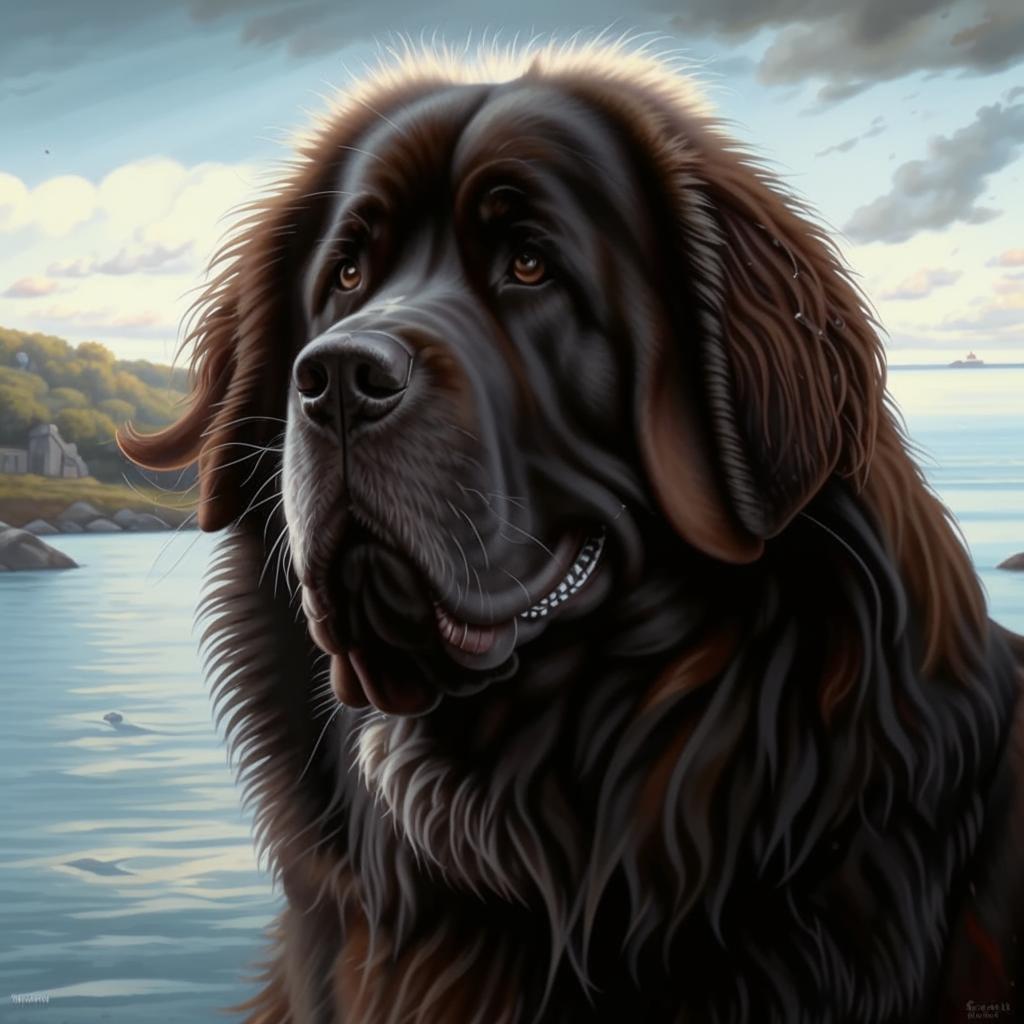 Ньюфаундленд История породы Ньюфаундленд