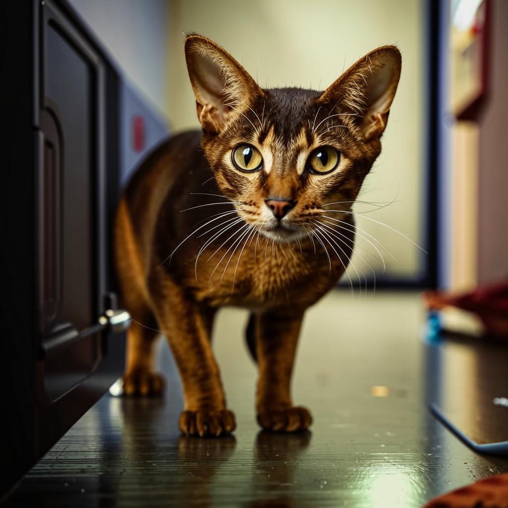 Абиссинская кошка Куда обращаться если заболела