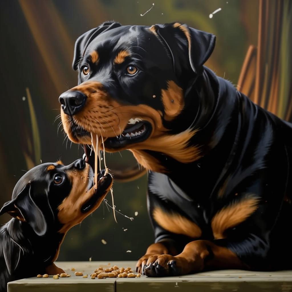 Ротвейлер Чем кормить