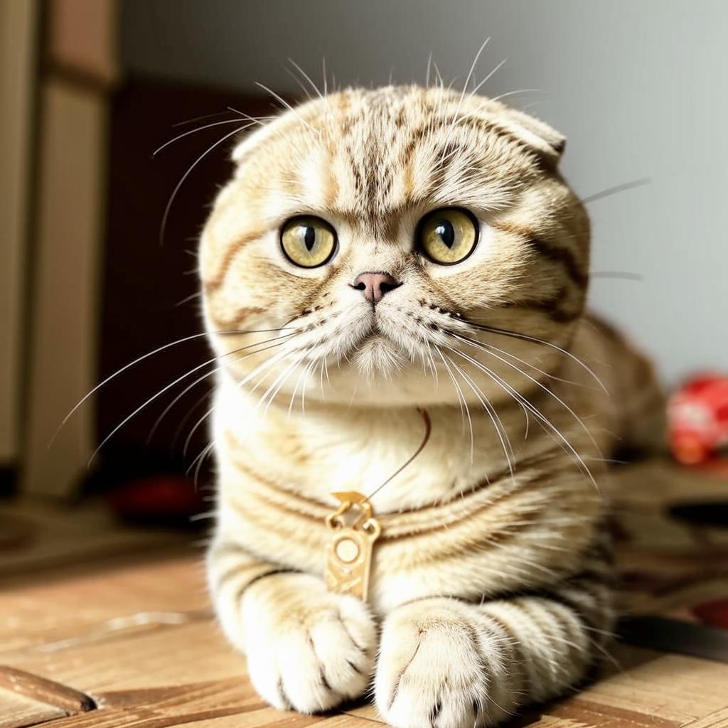 Шотландская вислоухая кошка