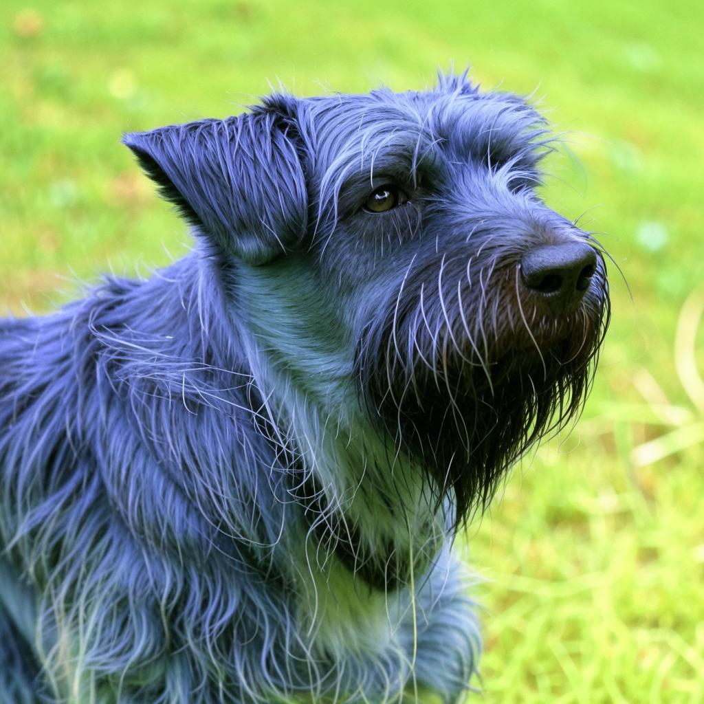 Керри-блю-терьер Внешность Керриблютерьер