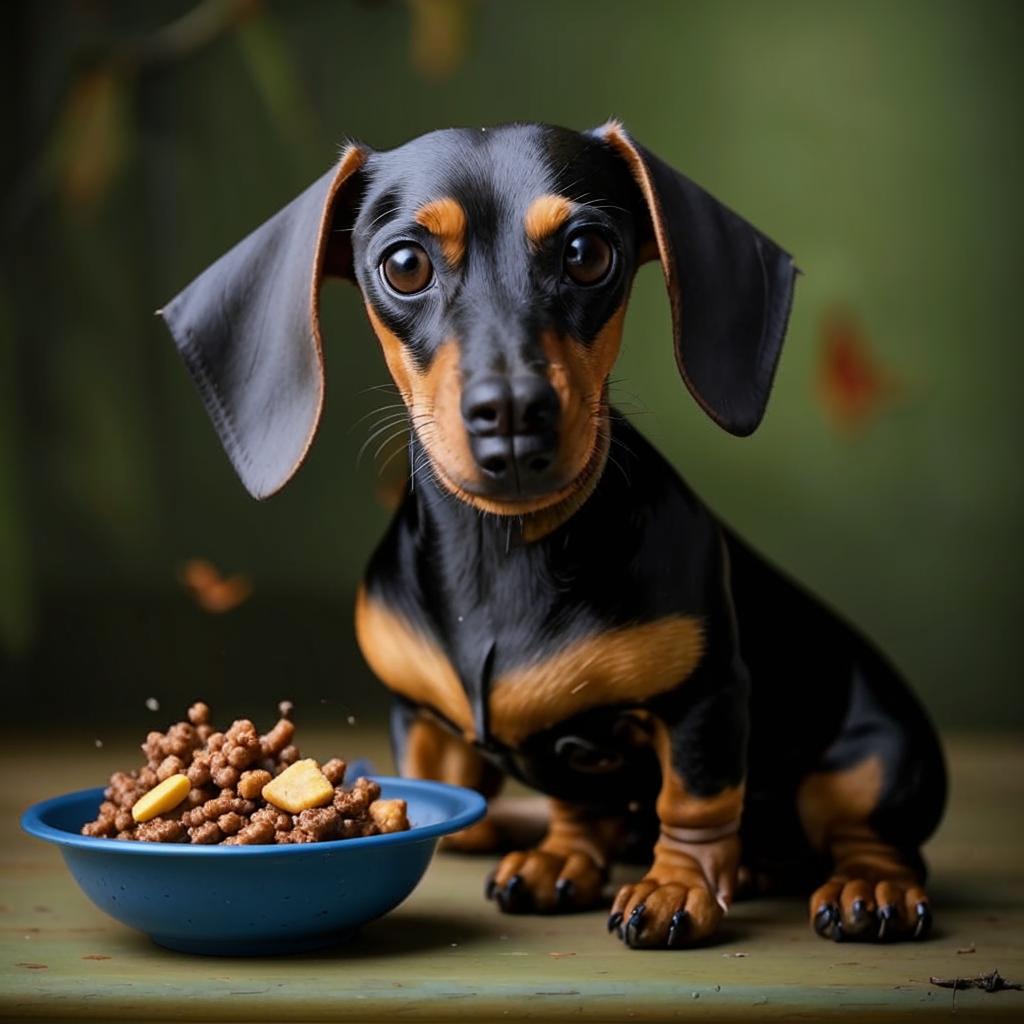 Карликовая такса Чем кормить