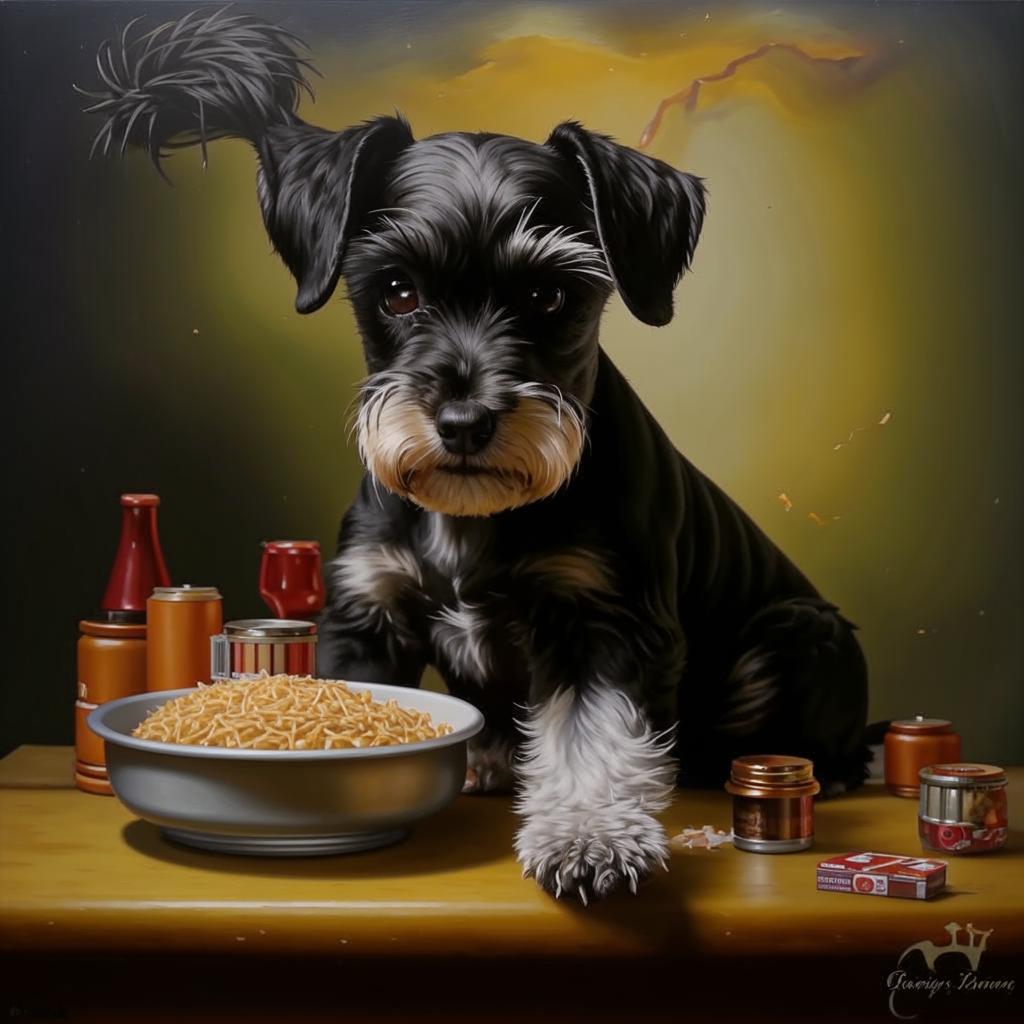 Цвергшнауцер Чем кормить