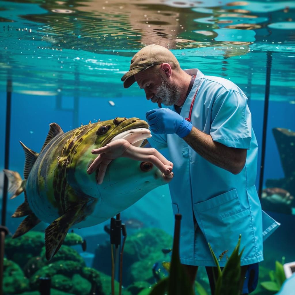 Морской ветеринар Как правильно ухаживать за водными животными чтобы они не болели