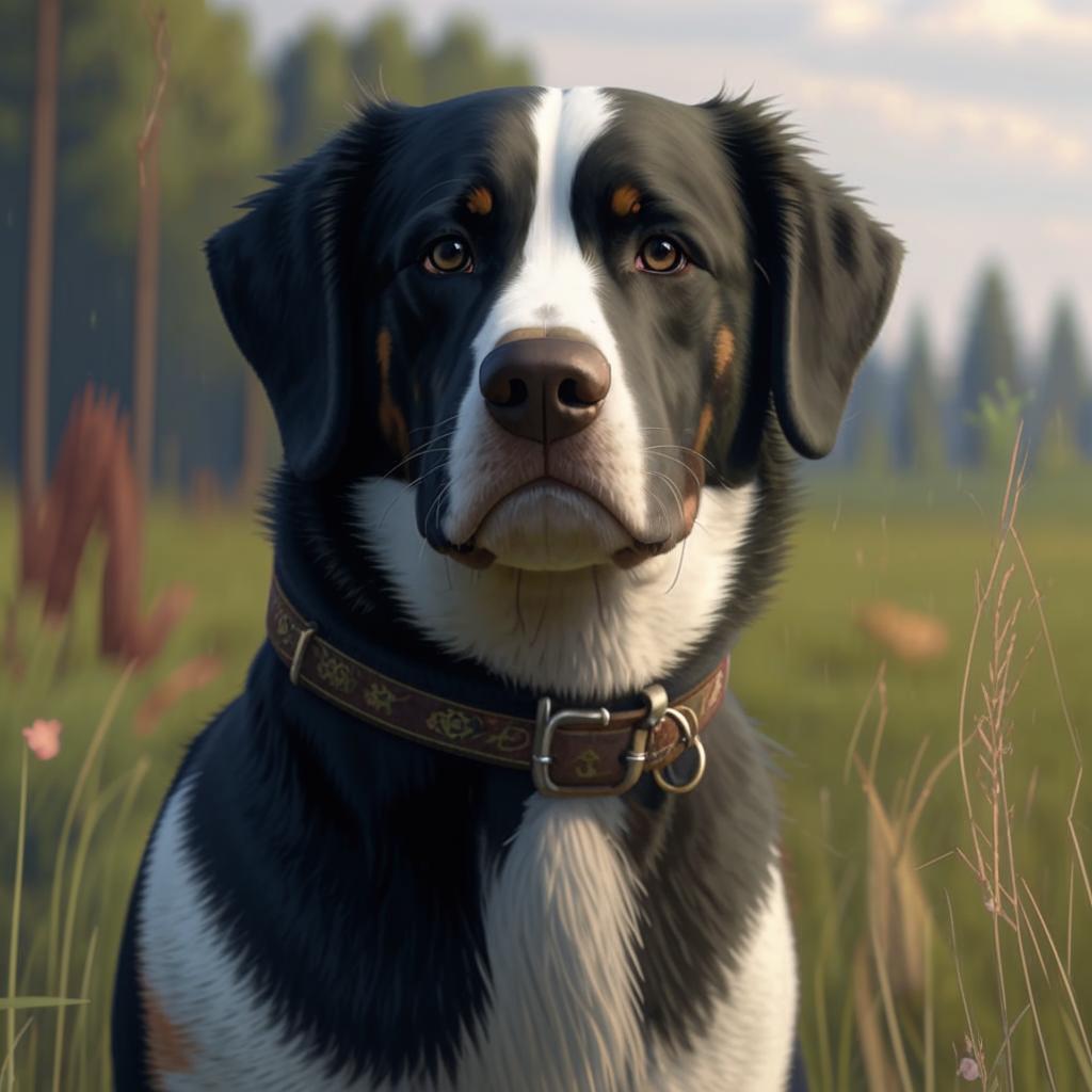 Русская пегая гончая Характер Русская пегая гончая