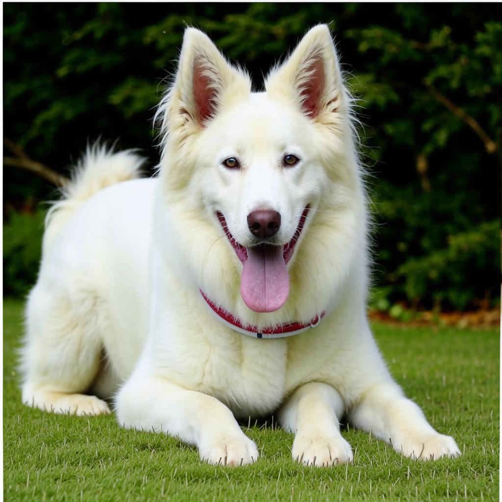 Белая швейцарская овчарка Внешность Белая швейцарская овчарка