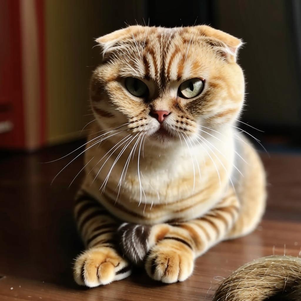 Шотландская вислоухая кошка История породы Шотландская вислоухая кошка