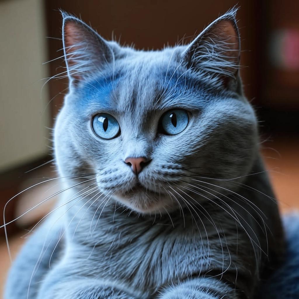Русская голубая кошка