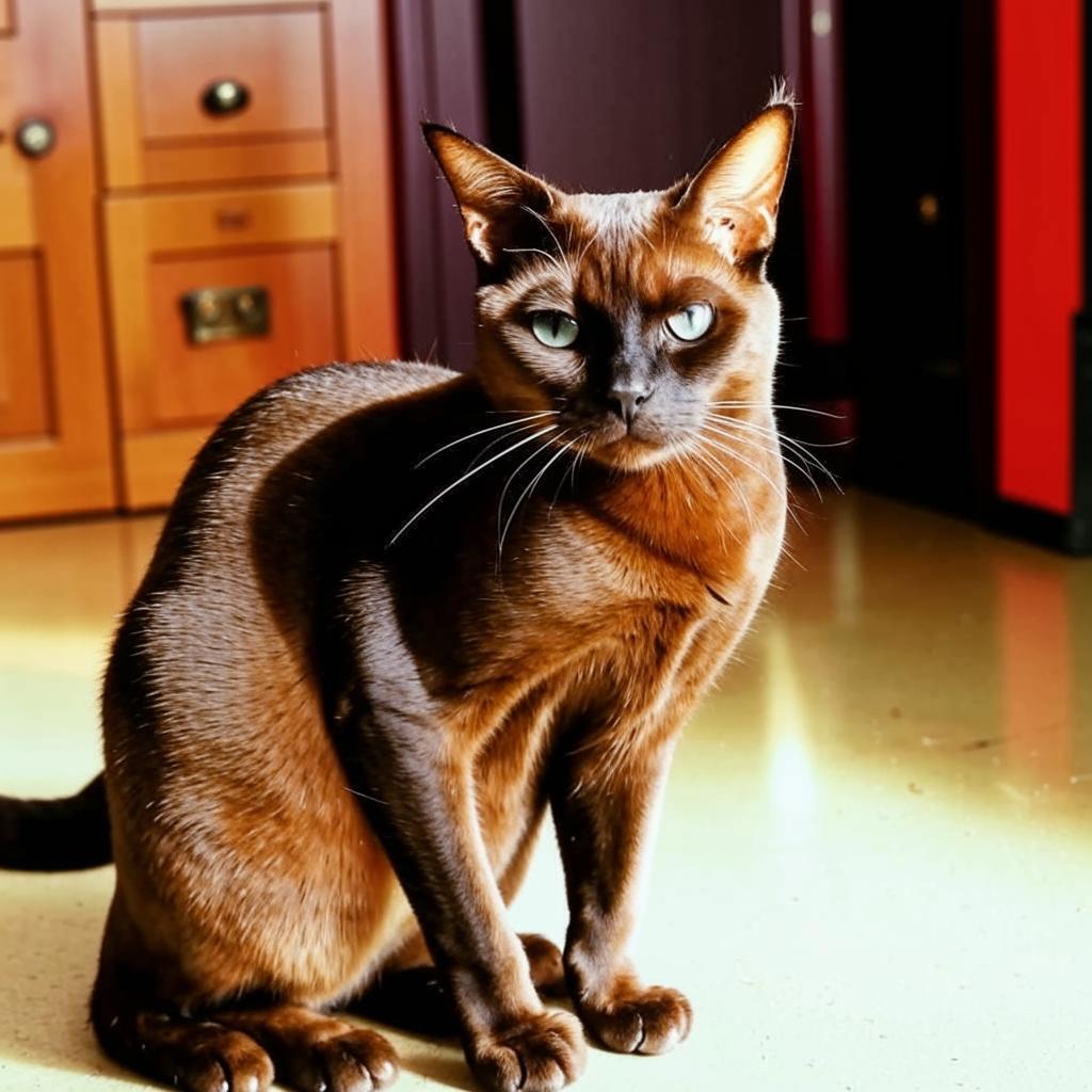 Бомбейская кошка История породы Бомбейская кошка