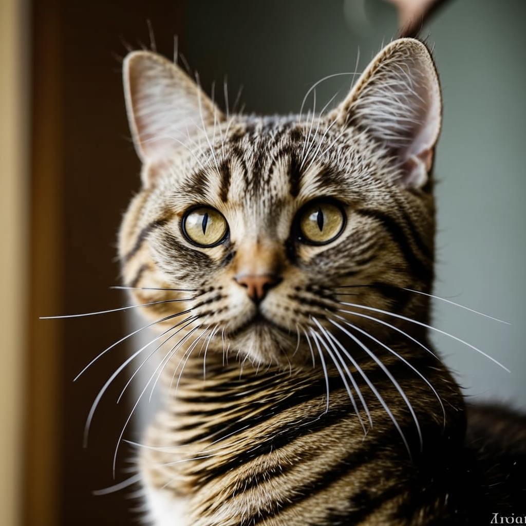 Шотландская прямоухая кошка