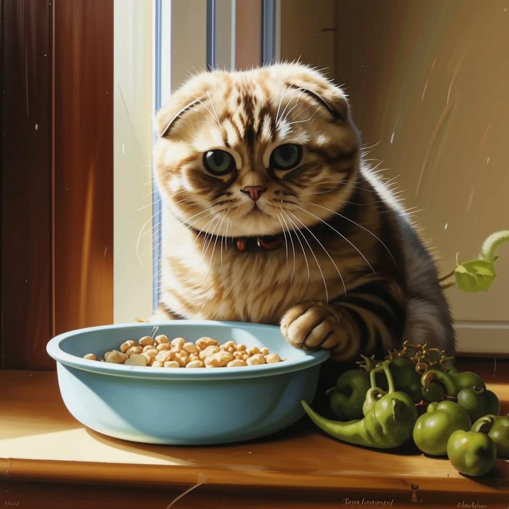 Шотландская вислоухая кошка Чем кормить
