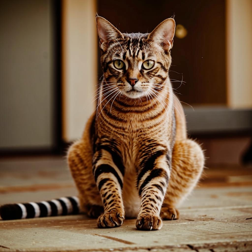 Аравийский мау Воспитание и дрессировка