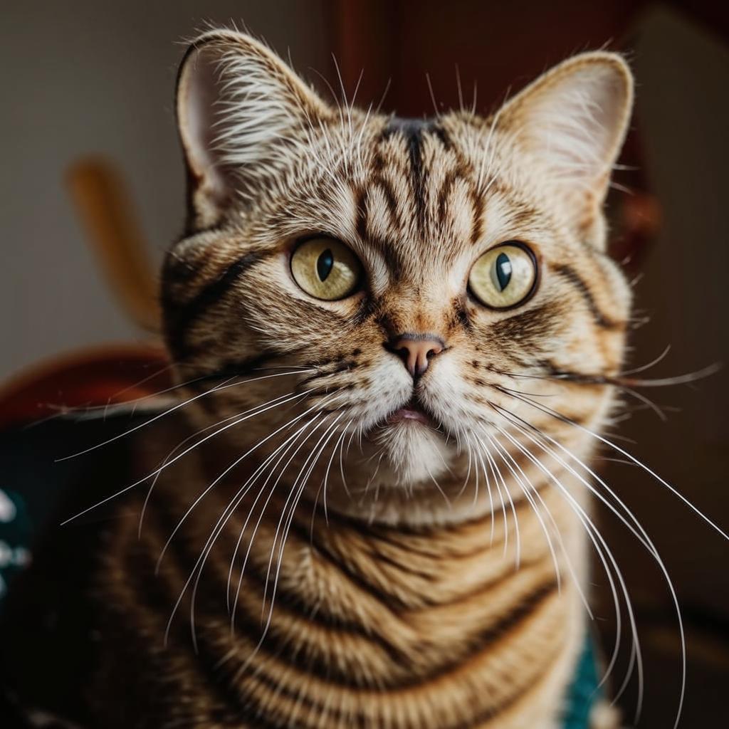 Шотландская прямоухая кошка Характер Шотландская прямоухая кошка