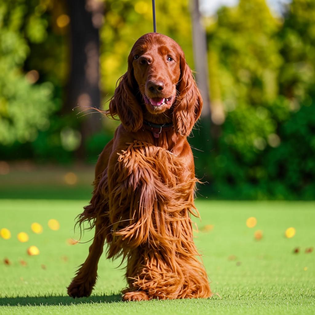 Ирландский сеттер Воспитание и дрессировка