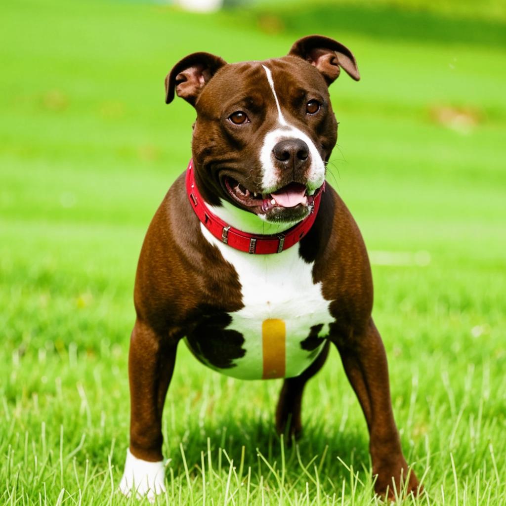 Стаффордширский бультерьер История породы Стаффордширский бультерьер