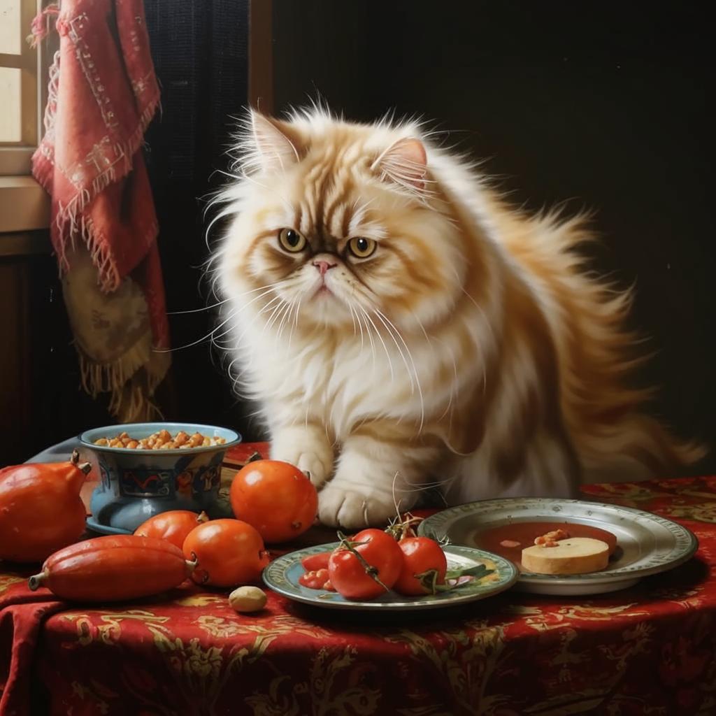 Персидская кошка Чем кормить